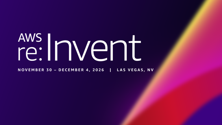 AWS re:Invent 2026 — November 30 to December 4, 2026, Las Vegas, NV